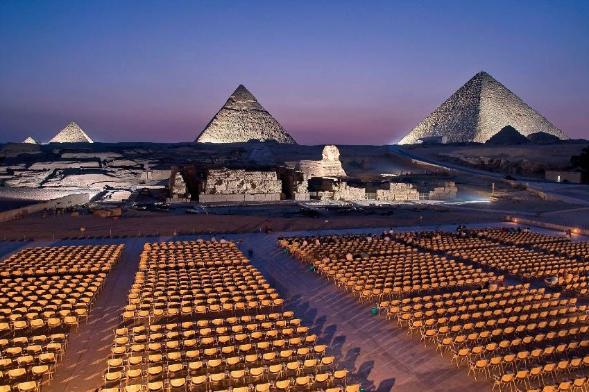 Sound &amp; Light Show at Giza, Giza Plateau, Egypt